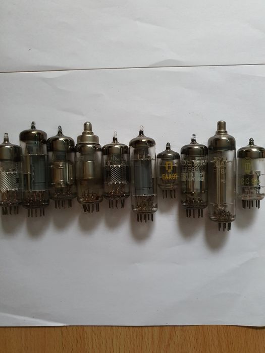 Lampy elektronowe do starego sprzętu RTV, 10 sztuk