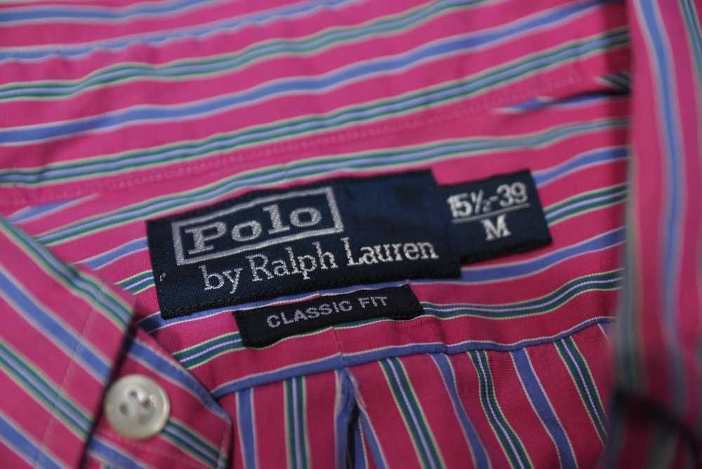 RALPH LAUREN M koszula męska classic fit prążki i3v