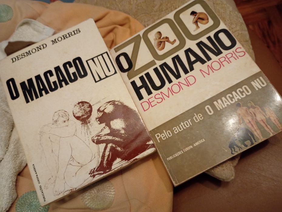 O macaco nu- Desm9n Morris - 1 edição - E.America - 7E-;O zoo humano - Desmond Morris - 1 edição -E.A. 7E ou os dois 12E-Biberao Pequeno - 5E Desde 5E