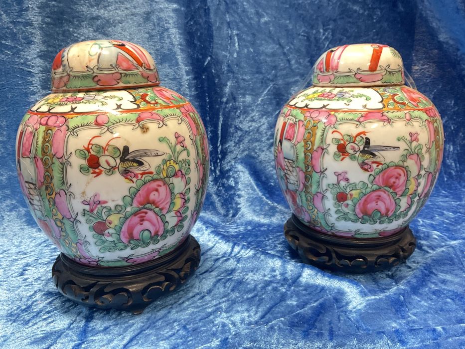 Pots orientais com tampa Par