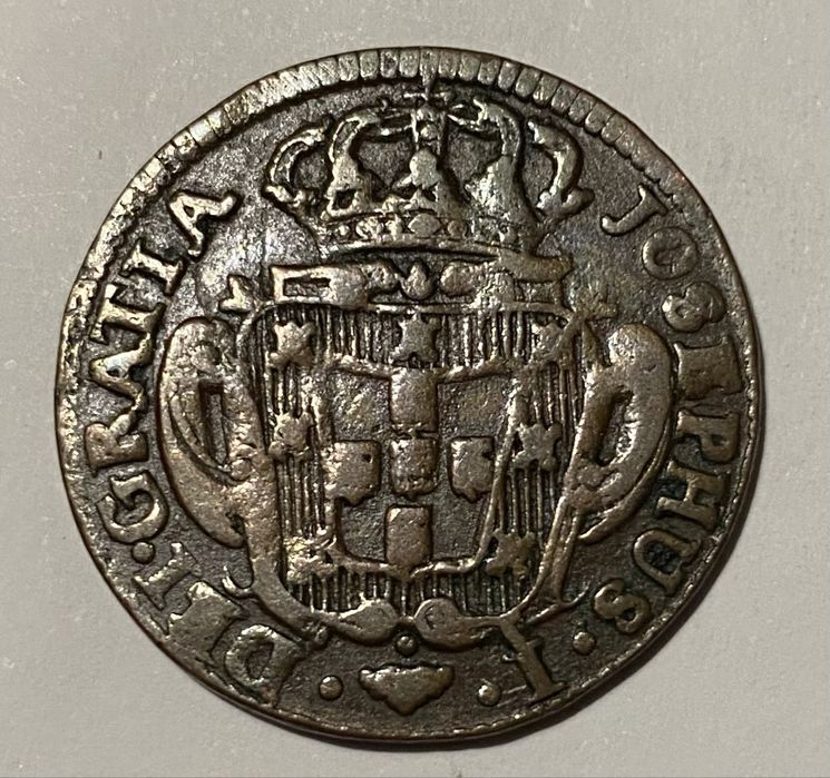 Moeda  800 - D JOSE I - V Reis 1764