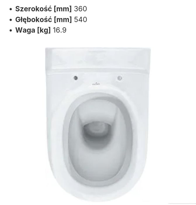 Bidet i miska wc Ceresanit Iryda B