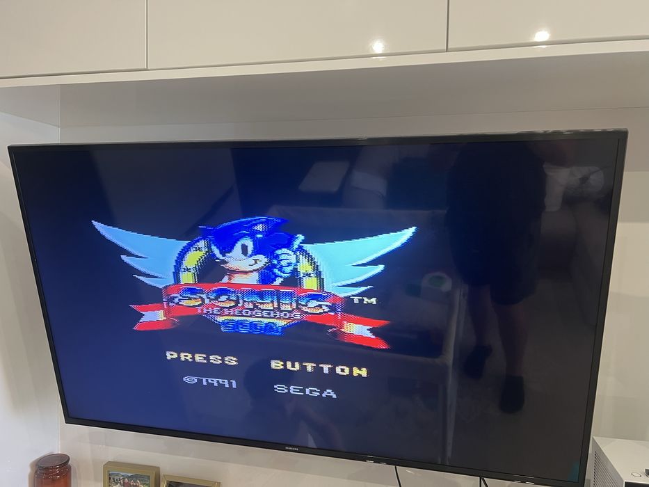 Sega Master System 2 - Sonic + Double Dragon