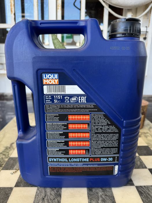 Oleo motor 0W-30 LIQUI MOLY  SYNTHOIL  Longtime  plus