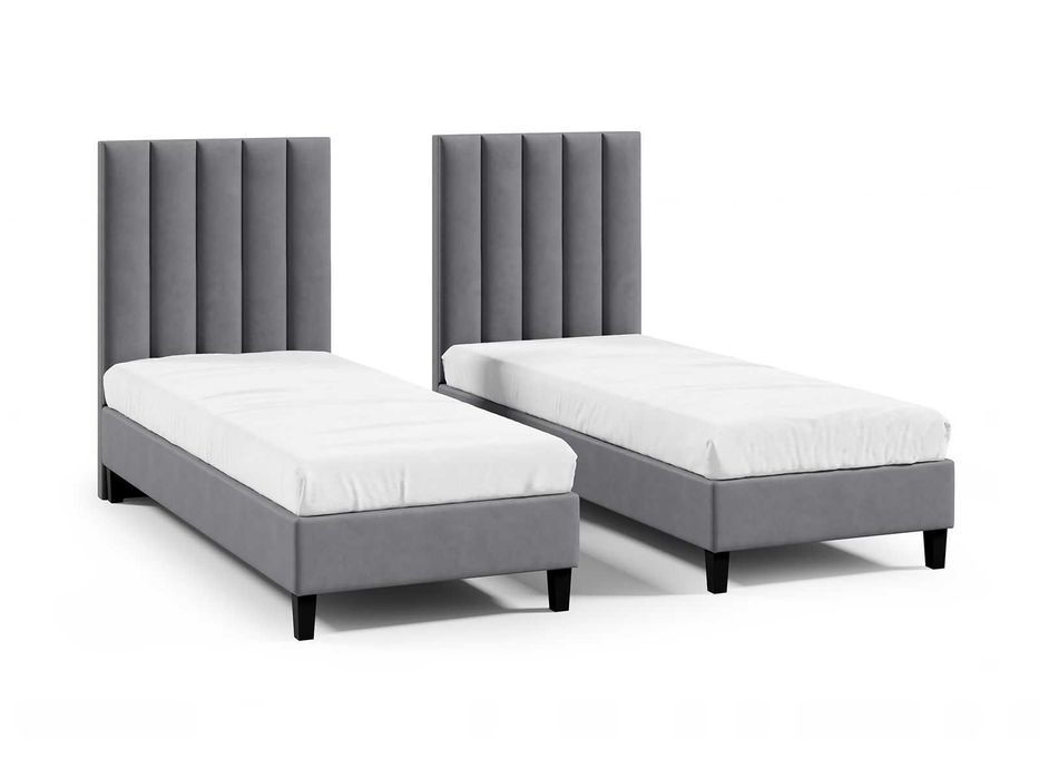 Pojedyncze łóżko hotelowe z wezgłowiem PIANO 70x200 cm