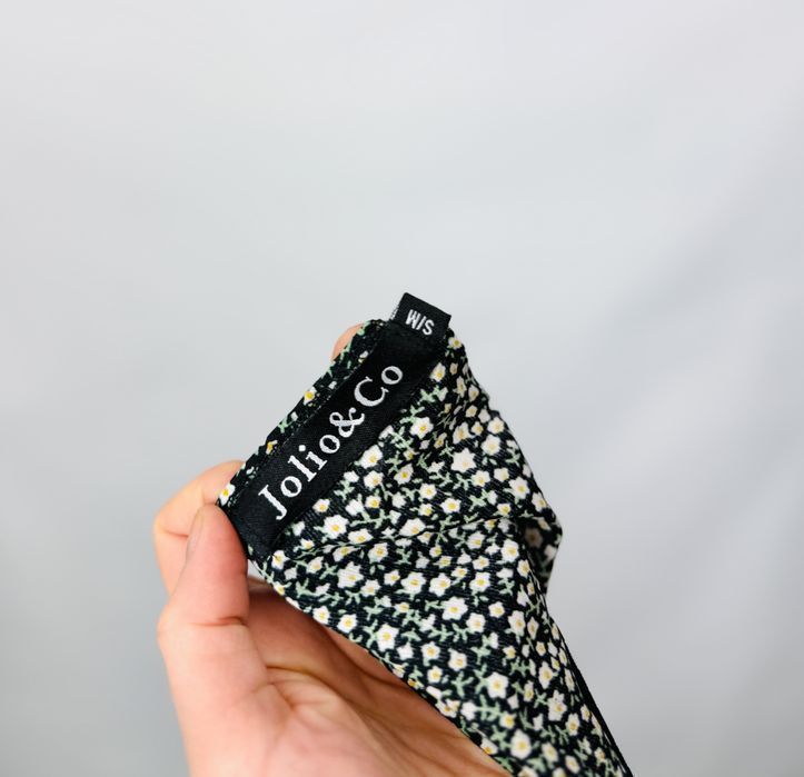 Zielona bluzka w drobne kwiaty S/M 36/38