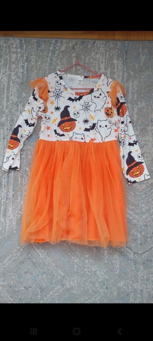 Sukienka halloween dynie 116