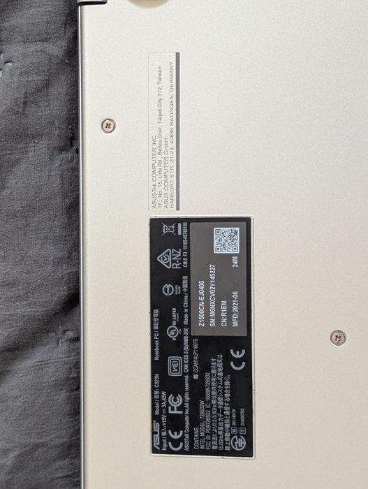 ASUS Chromebook (Modelo C523N)