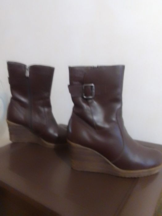 Сапоги женские,польские, кожаные