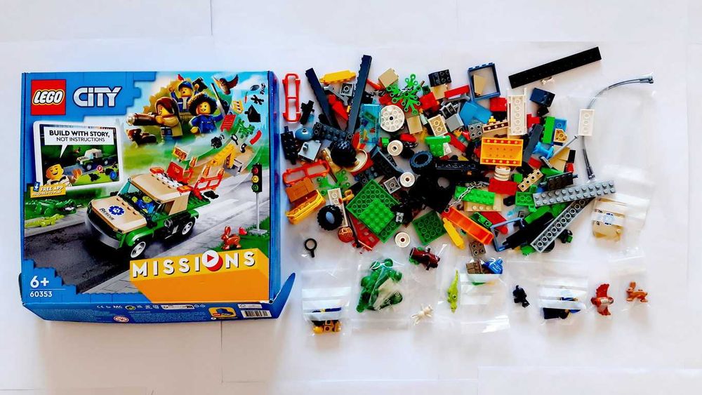 LEGO City 60353 Wild Animal Rescue Missions em peças novas