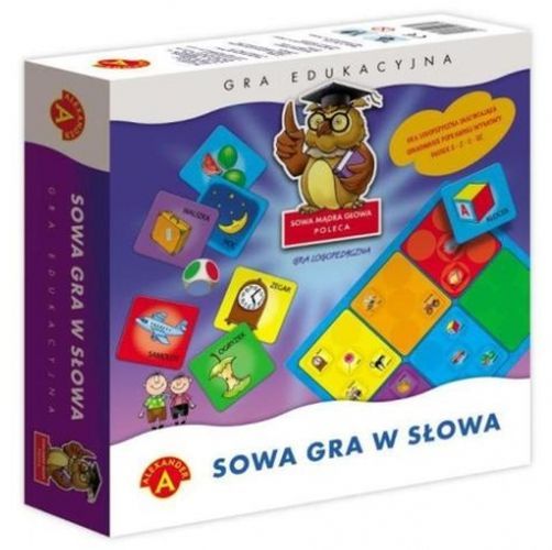 Gra Sowa Gra W Słowa Sowa Mądra Głowa 0374. Nowy Produkt