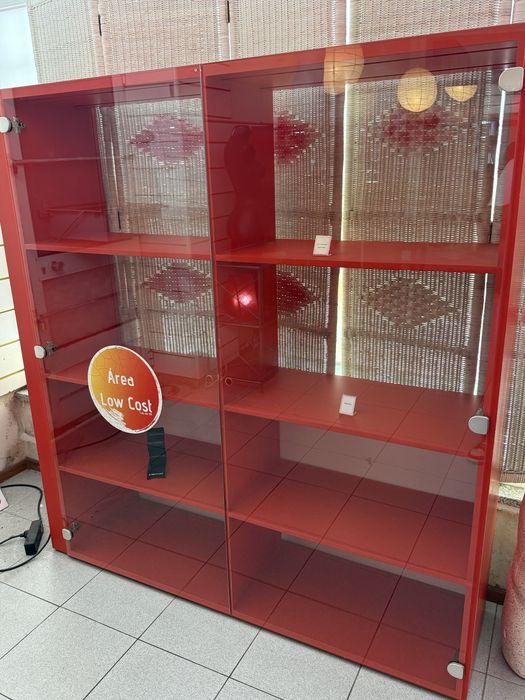 3 Vitrines 150 x 165 x 40cm