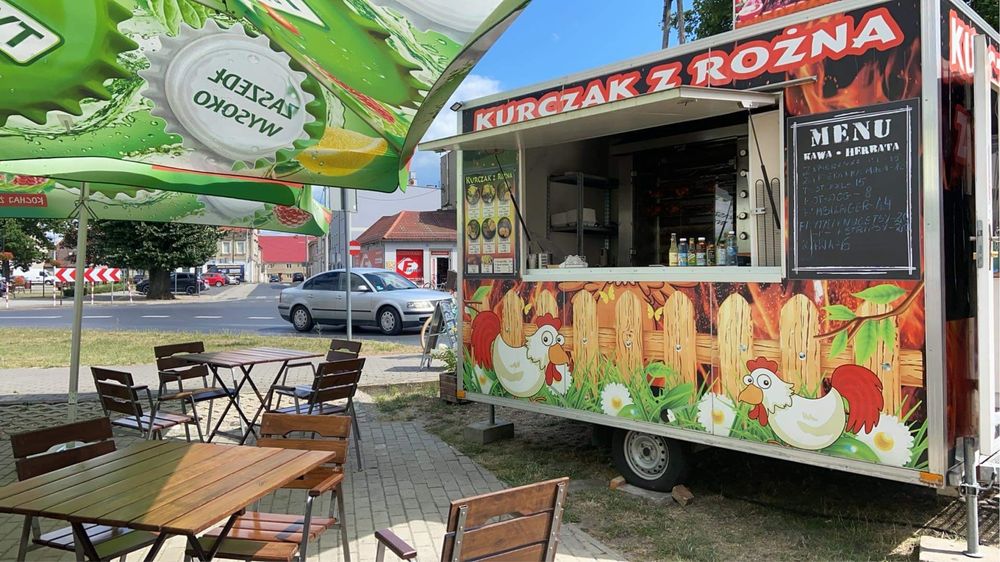 Gotowy biznes/ przyczepa gastronomiczna / kurczak z rożna