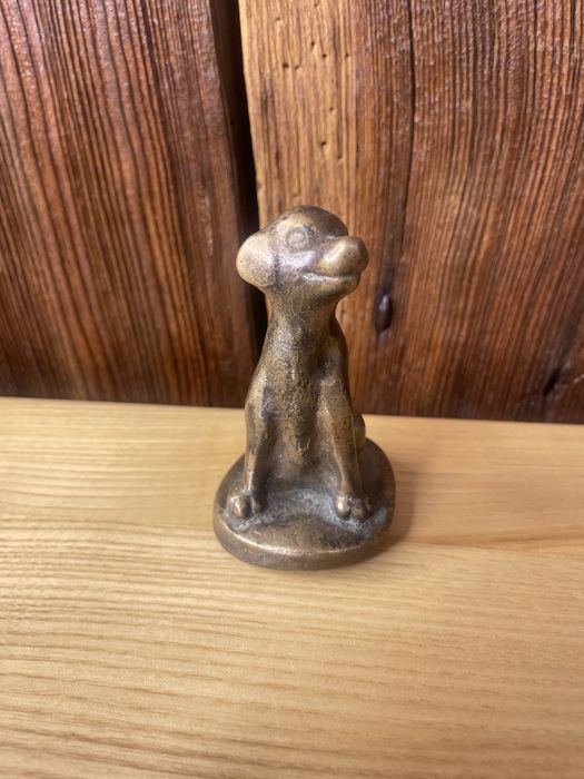 Figurka psa piesek z brązu prezent