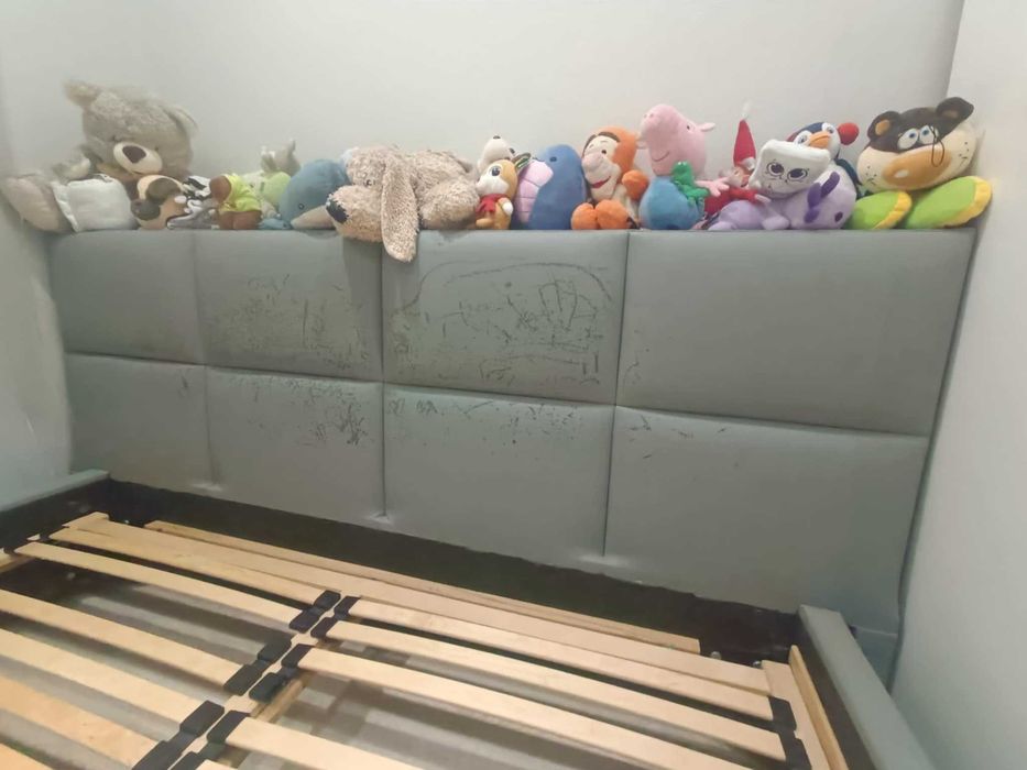 rama łóżka + stelaż łóżko tapicerowane 160x200