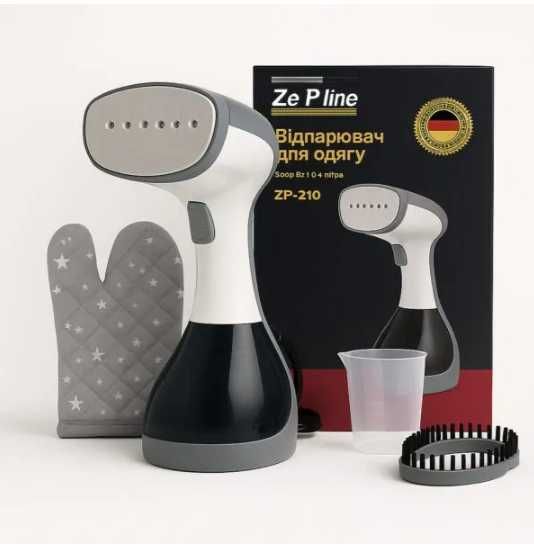 Ручна вертикальна парова праска для дому  Zepline 0.4 л з рукавицею