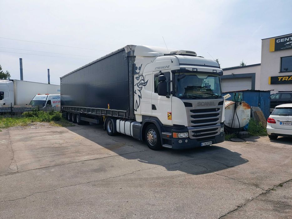 Scania R410 mega Low deck nowe tacho