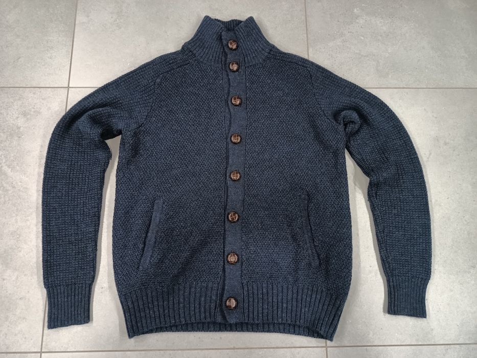 Gruby sweter zimowy Bergans of Norway męski roz. L 100% merino wool