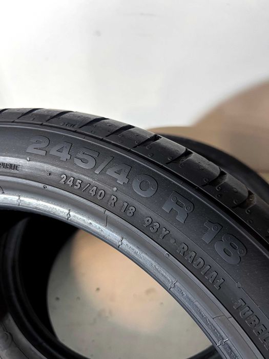 Pneus Continental ContiSportContact 3 - 245/40/18 - Como NOVOS
