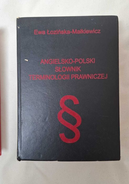 Angielsko-polski słownik terminologii prawniczej, Łozińska, Małkiewicz