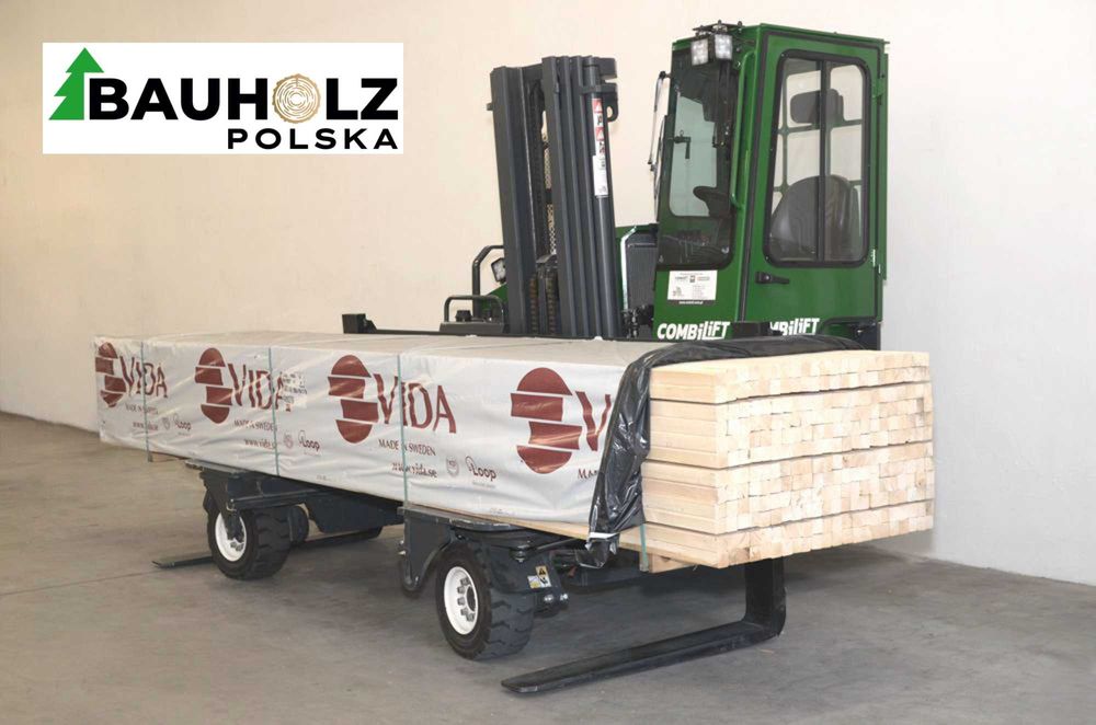 Drewno konstrukcyjne C24 KVH BSH DKL DKW suche strugane klejone na dom