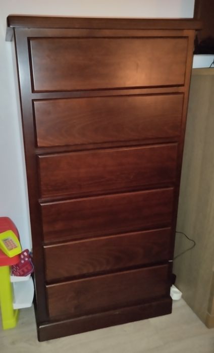 Móvel 6 gavetas madeira