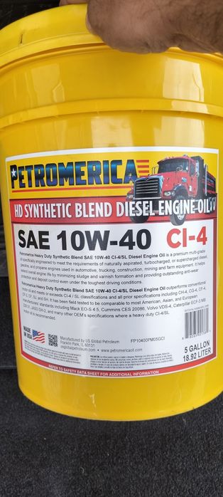 Масло 10w40 15w40 PETROMERIKA