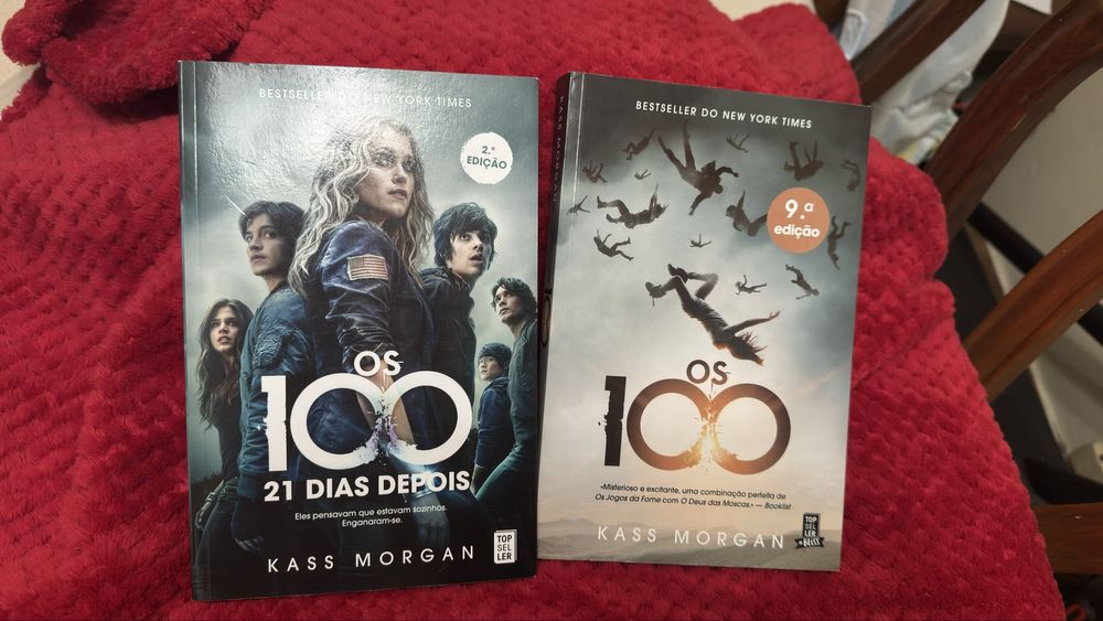 Livros “Os 100” e “Os 100 21 dias depois”