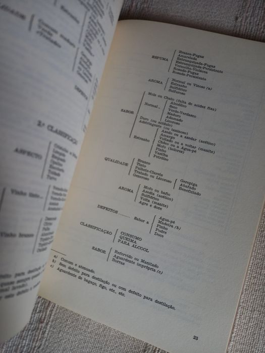 Dois livros antigos sobre vinhos