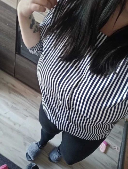 Bluzka koszulowa w paski