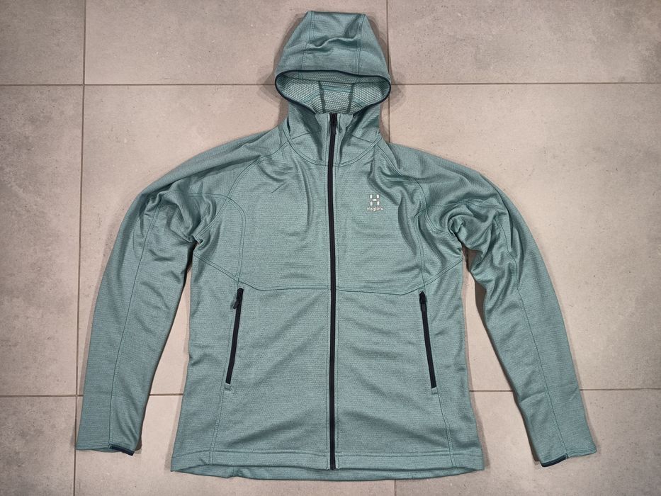 Bluza trekkingowa damska Haglöfs Skuta Hood frost blue roz. XL