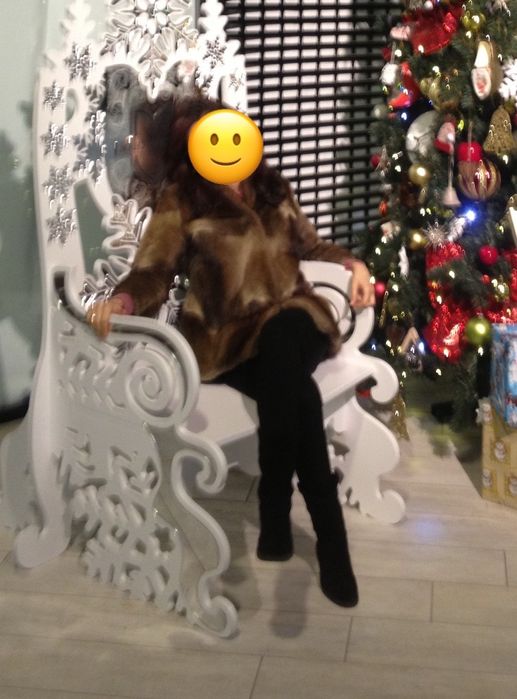 Полушубок натуральный на размер S или 38 европейский