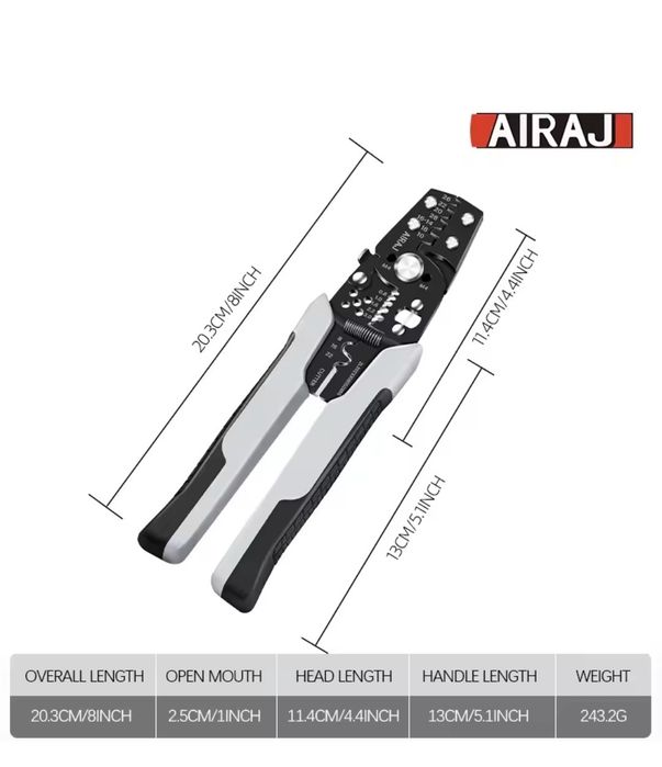 Многофункциональные, клещи,инструмент для зачистки и обжима проводов