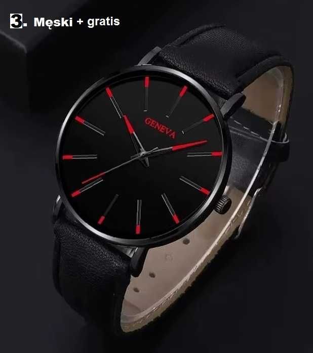 Zegarek kwarcowy - męskie i damski, [4 modele]