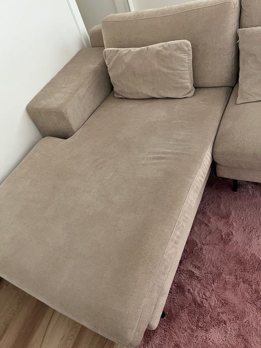 Sofá 4 lugares com chaise long