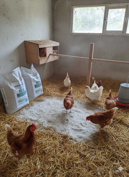 Preparat do osuszania kurnika, obory, stajni, Sucha ściółka, 25kg