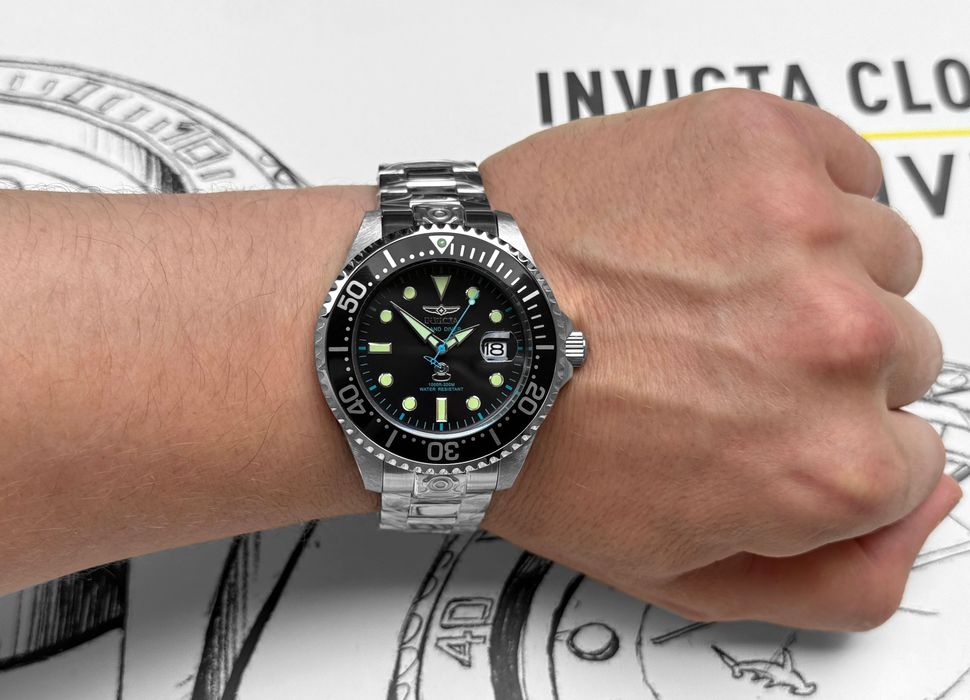 Механічний чоловічий годинник Invicta 27610 Grand Diver Automatic 47 мм. 300 MT.