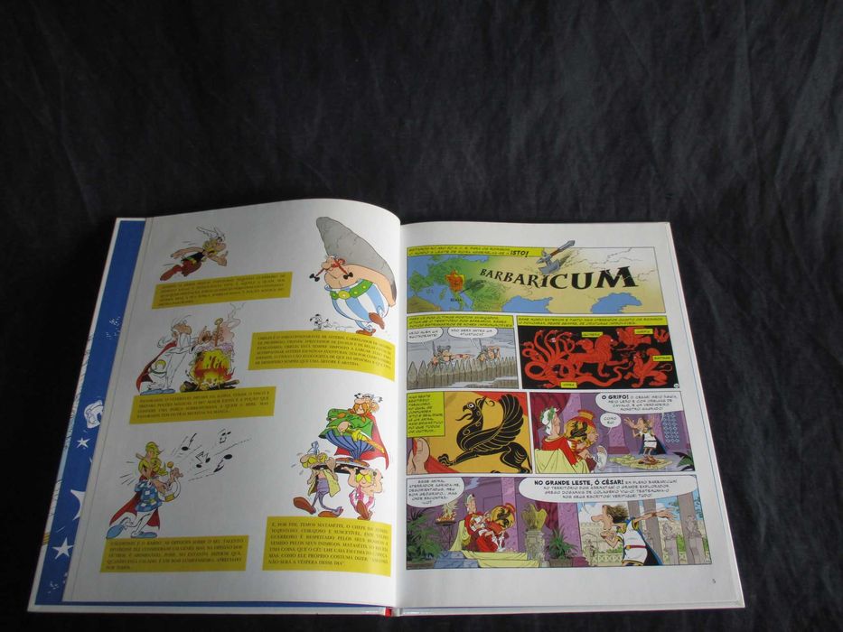 Livro BD Astérix e o Grifo Astérix e Obélix Asa 1ª edição CD Numerado