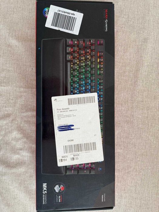 Mars Gaming MK5 RGB switches azuis