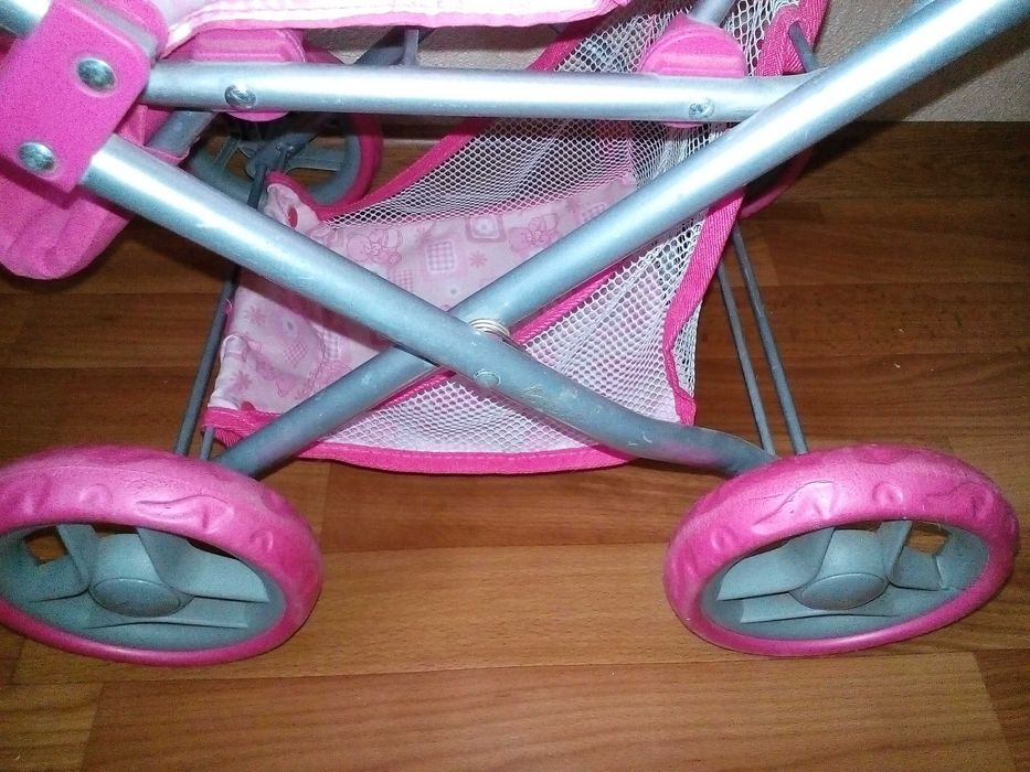 кукольная коляска-трансформер, складная (коляска для кукол и пупсов)