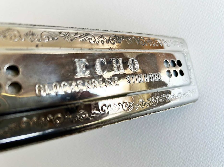 Rara Harmônica Vintage M. Hohner ECHO GLOCKENREINE STIMM