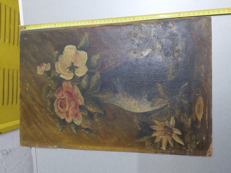 Quadro antigo a oleo