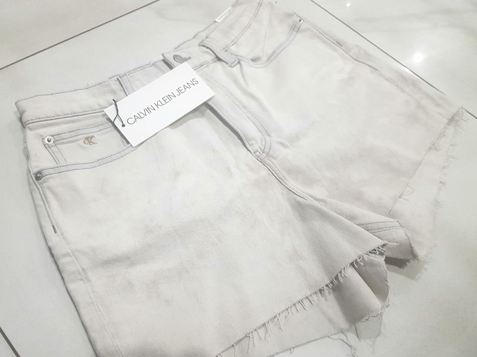 Szorty jeansowe z wysokim stanem Calvin Klein