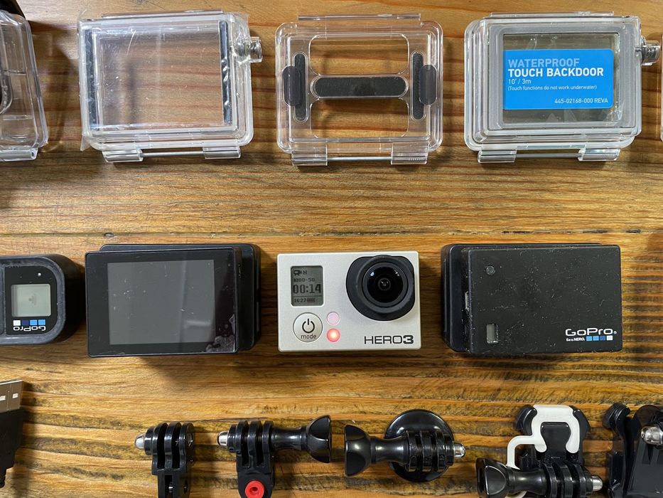 GoPro HERO3 Black + LCD Touch BacPac + Battery BacPac + Remote