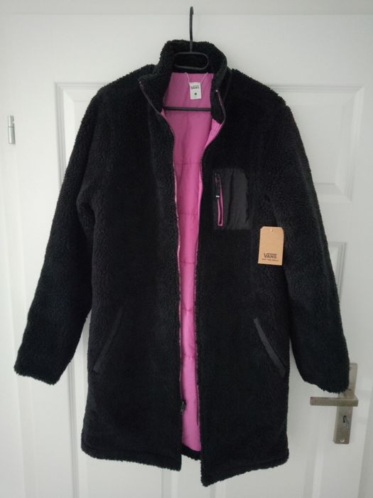 Vans Cassin Coat zimowa kurtka dwustronna ocieplana misiowa miś Unisex