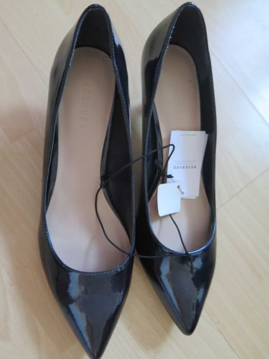 Szpilki granatowe Święta Sylwester Reserved 39