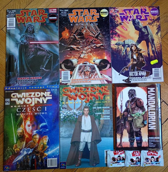 Star Wars Gwiezdne Wojny Darth Vader Egmont Mandalorian + 3 Stikeez