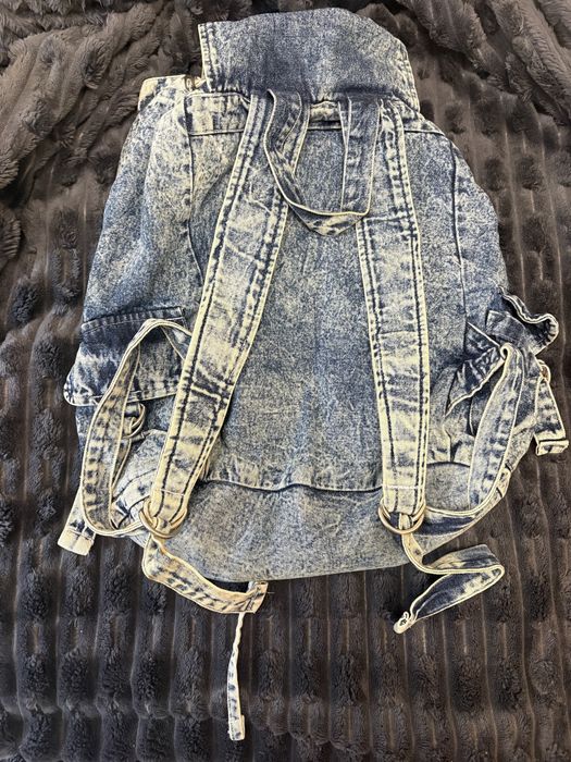 Джинсовий рюкзак.Денім