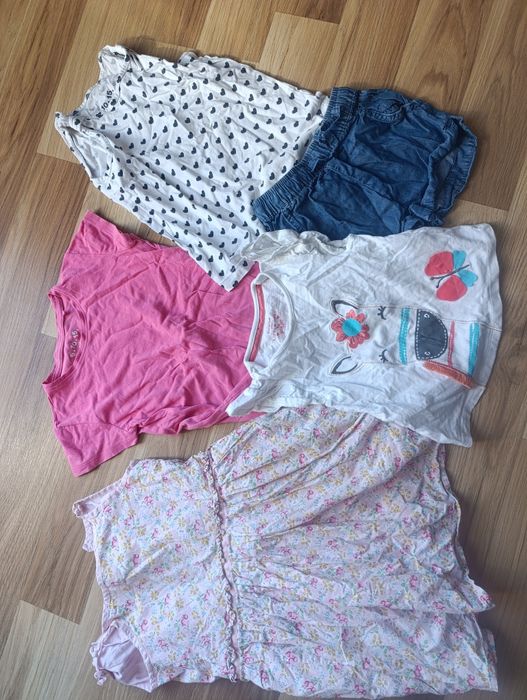 Ubrania dla dziewczynki rozmiar 98/104