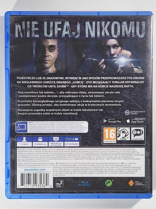 Ukryty Plan / Gra PS4 / Sklep z grami / Skup gier / Metro Służew / Wwa